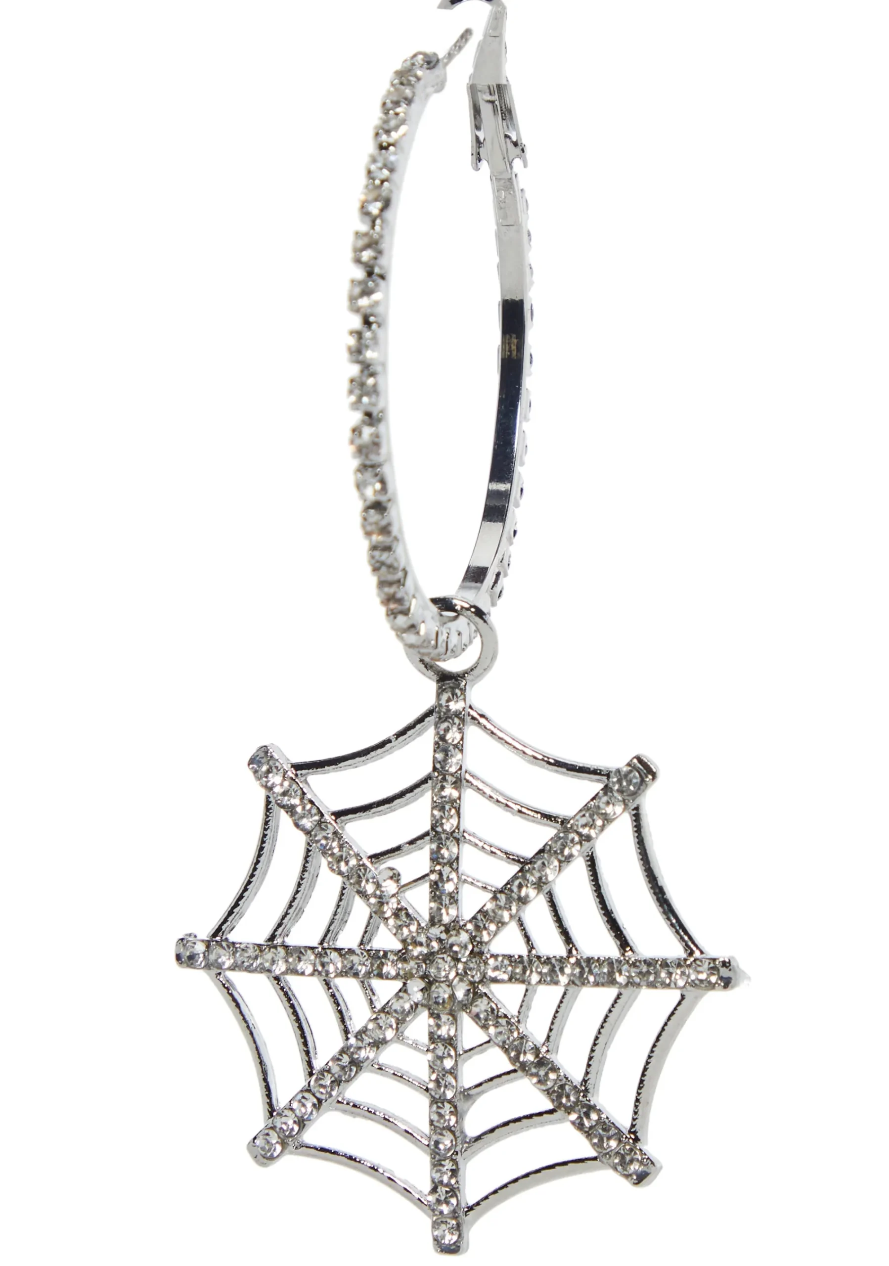 x_ATVT Jewelry*Web Of Glitz Hoop Earrings