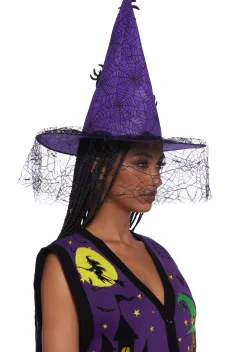 x_ATVT Hats*Webbed Magic Witch Hat