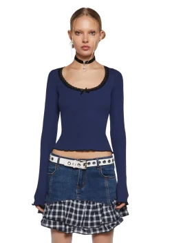 dELiA*s by Dolls Kill Tops|Plus*Weekend Ready Long Sleeve Top