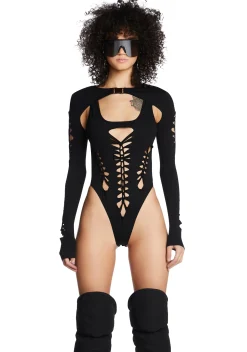 Poster Grl Tops*While I'm Young Bodysuit And Shrug Set