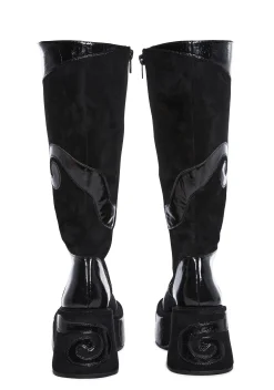 Current Mood Boots|Heels*Whirlwind Mayhem Knee High Boots