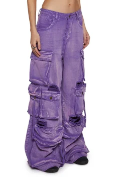 Widow Bottoms|Pants*Wicked Persuasion Cargo Jeans