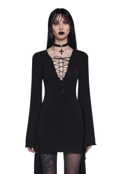 Widow Dresses*Wicked Spell Lace-Up Dress