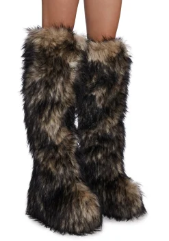 Club Exx Boots*Wild Instincts Thigh High Boots