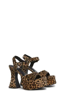 Current Mood Platforms|Heels*Wild Leopard Platform Sandals