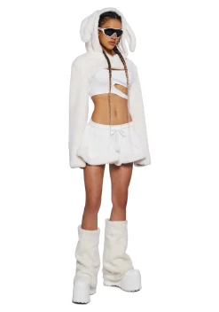 Club Exx Bottoms|Skirts*Wild One Mini Skirt - White