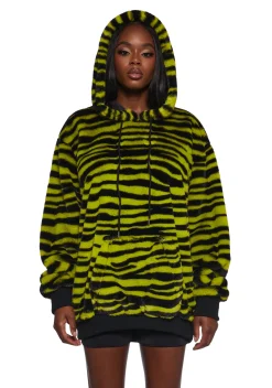 Poster Grl Outerwear|Sweatshirts & Hoodies*Wild Streak Faux Fur Hoodie