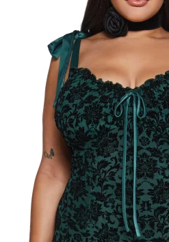 Sugar Thrillz Dresses|Mini Dresses*Wildflower Fables Mini Dress - Green