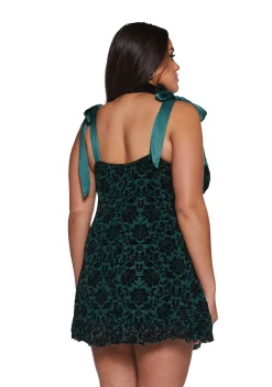 Sugar Thrillz Dresses|Mini Dresses*Wildflower Fables Mini Dress - Green