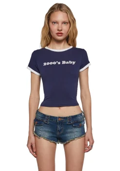 x_Gmini Tops*Y2K Babe Graphic Tee