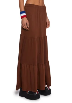 x_Heart & Hips Bottoms|Skirts*Y2K Beats Maxi Skirt - Brown