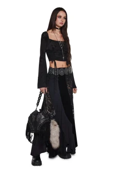 Current Mood Tops|Plus*Your Fate Long Sleeve Top - Black
